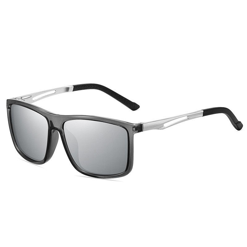 Herren Sportliche Sonnenbrille mit rutschfesten Bügeln und UV-Schutz Brehn