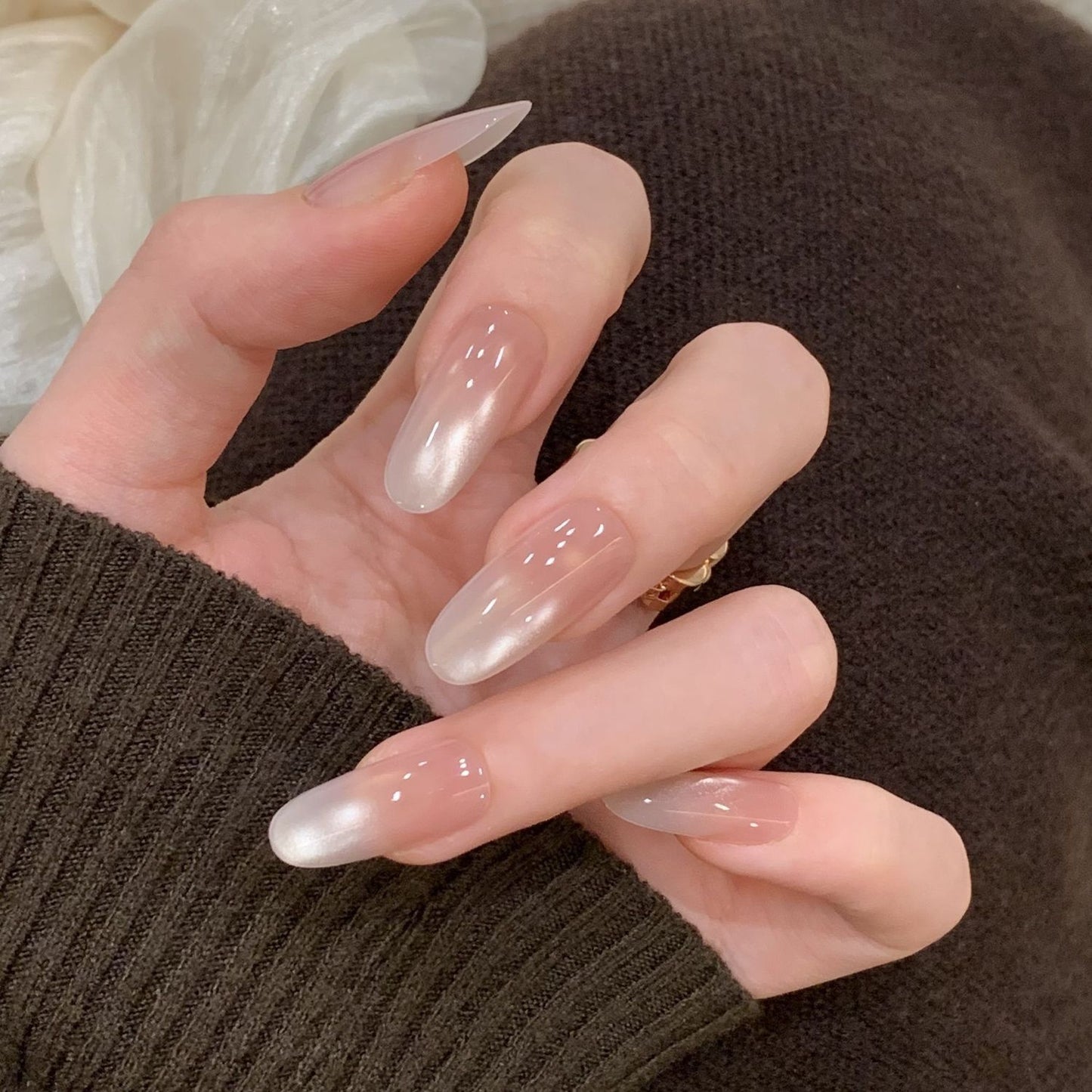 Glänzende Ombre Press-On Nägel Brehn 1787395358
