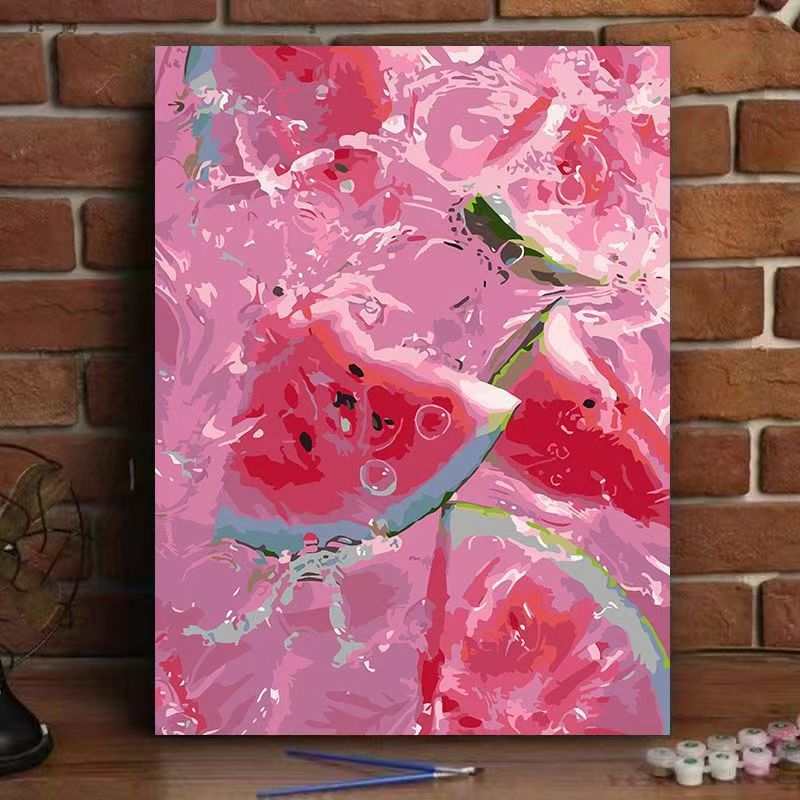 Vibrante Zitrus-inspirierte Wandkunst Brehn