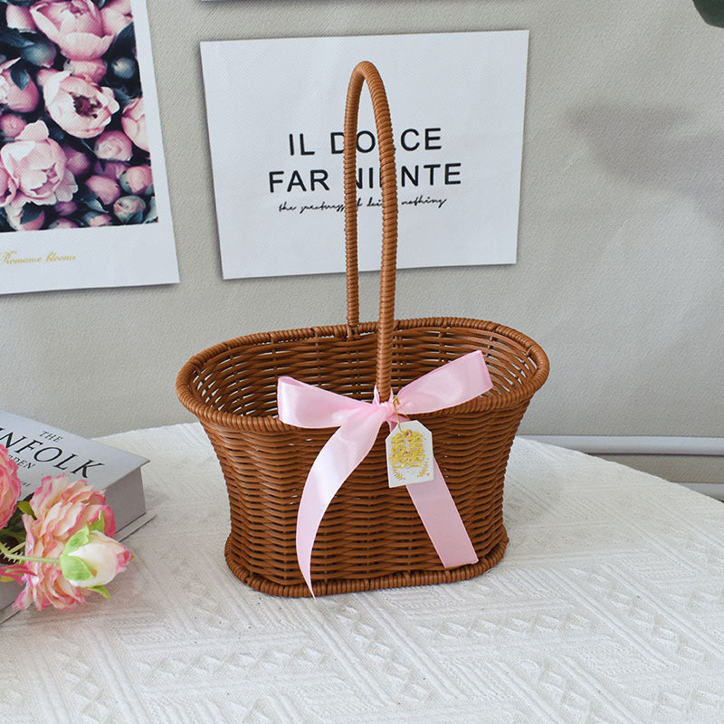 Elegante Handgefertigte Rattan Tragetasche Brehn