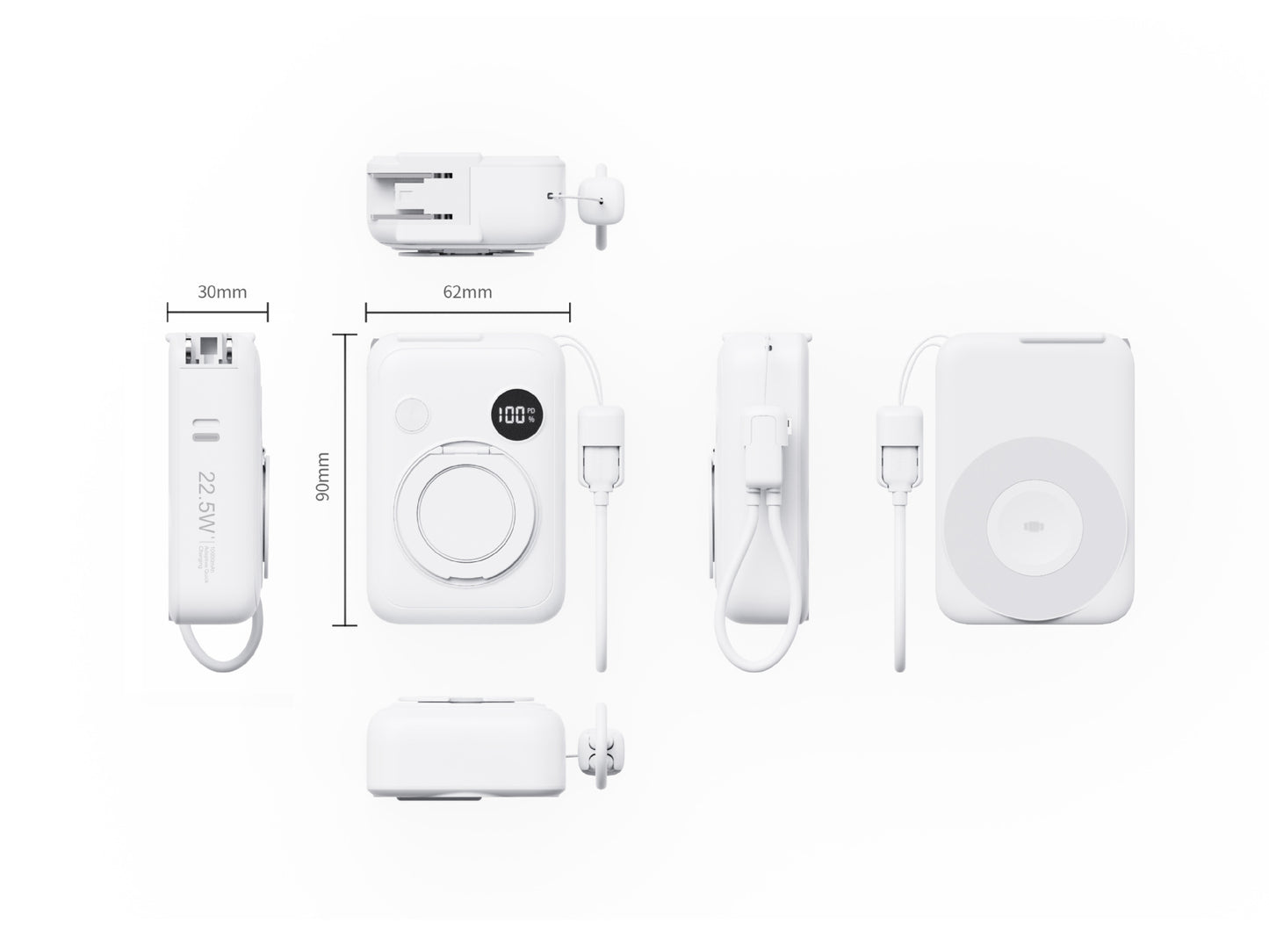 Tragbare Kabellose Ladeeinheit mit Magsafe-Technologie Brehn
