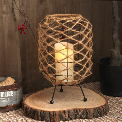 Dekorativer Korb mit Naturfaser-Design Brehn