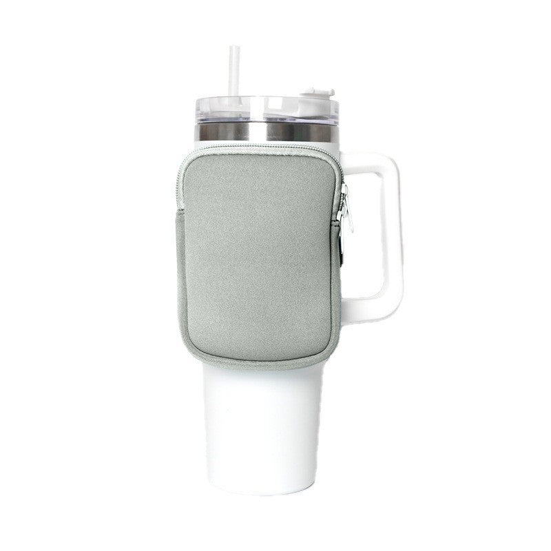 Damen Tragbare Isolierflasche mit praktischem Schultergurt Brehn