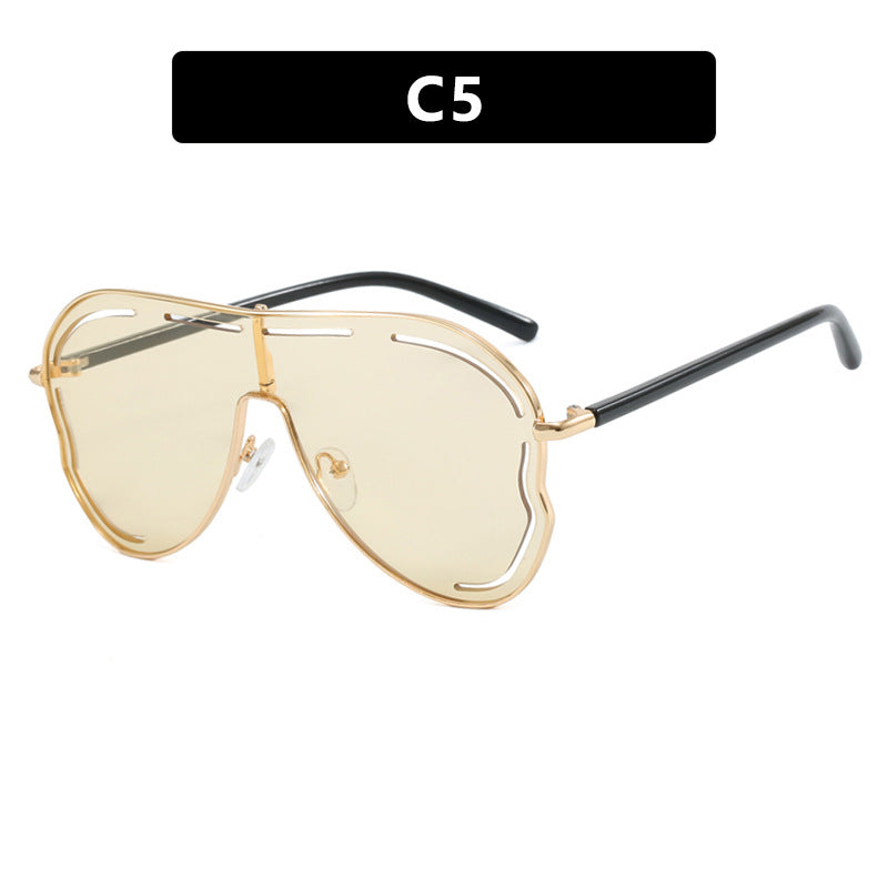 Damen luxuriöse Piloten-Sonnenbrille mit modernem Rahmen Brehn