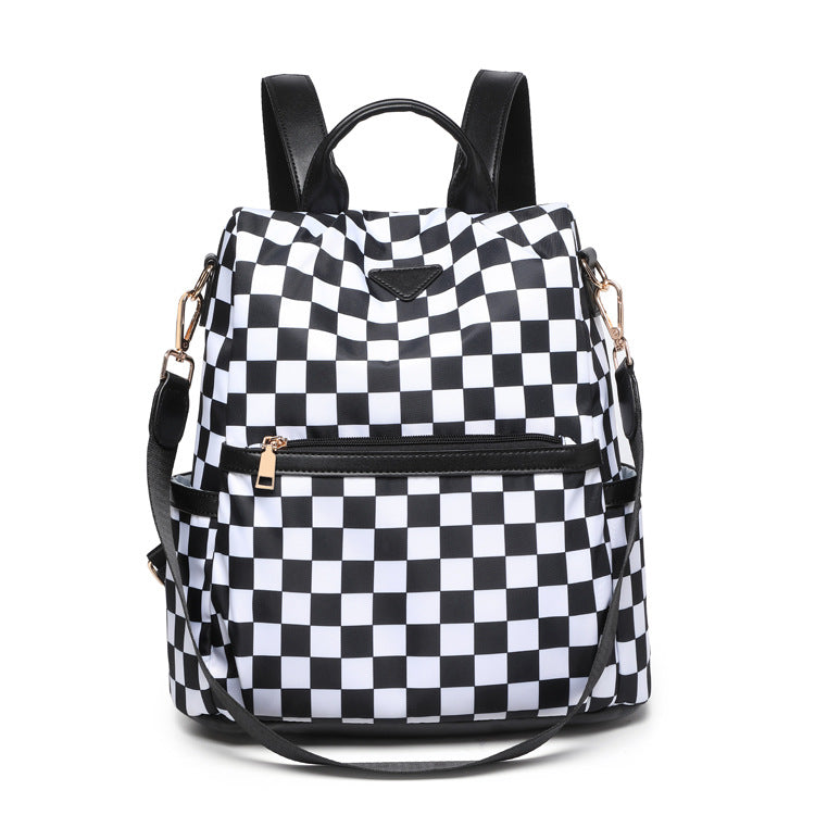 Stylische kariert Rucksack Brehn