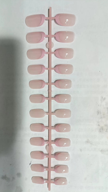 Natürlicher Finish Press-On Nagelspitzen Brehn