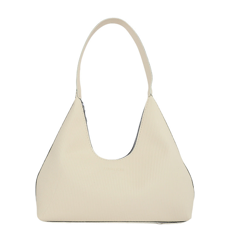 Texturierte Hobo-Schultertasche Brehn