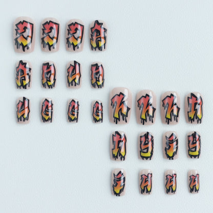 Kreative Grafische Nagelkunst