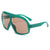 Damen Sportliche Sonnenbrille mit breitem Rahmen und polarisierten Gläsern Brehn