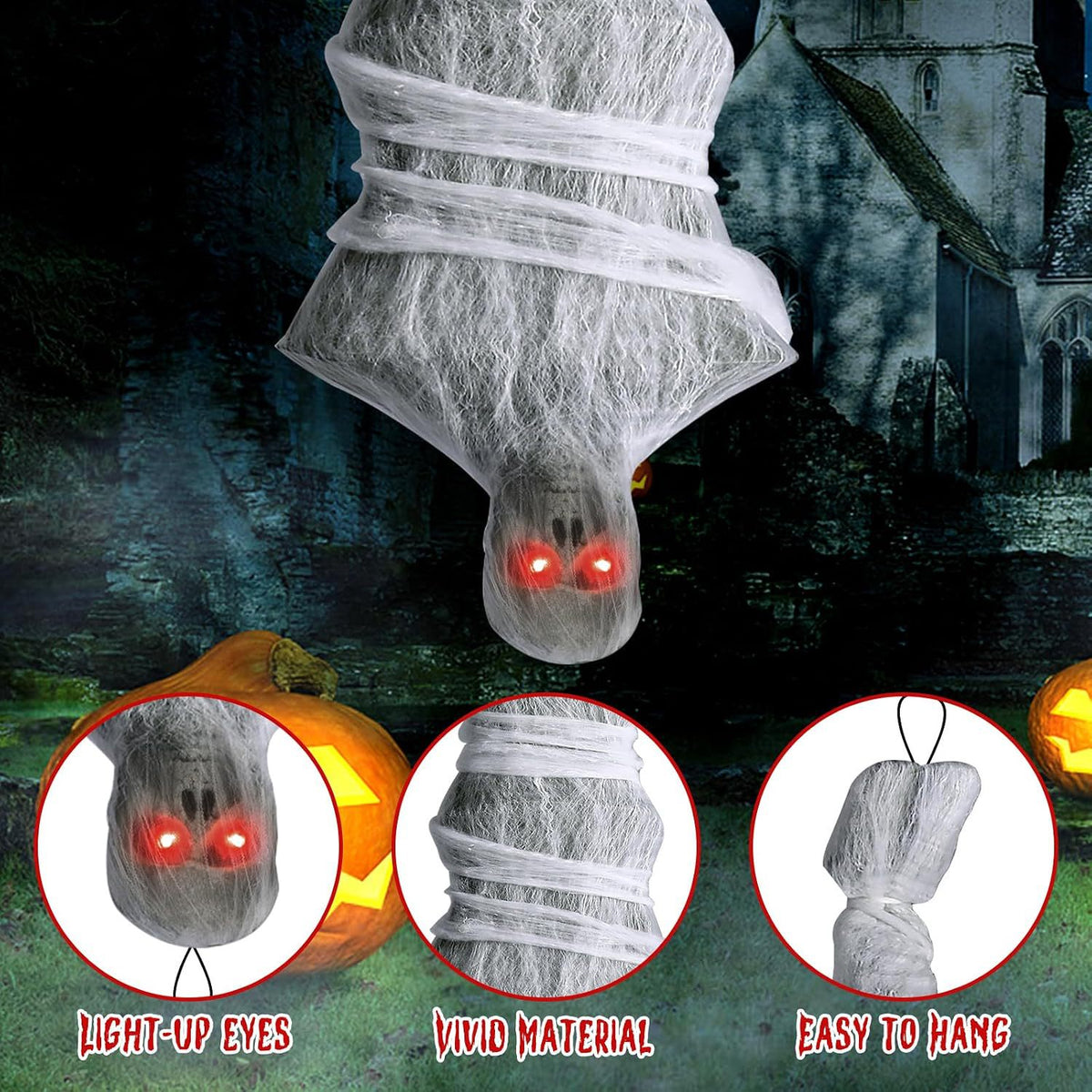 Sound-Activated Ghost Decoration Brehn