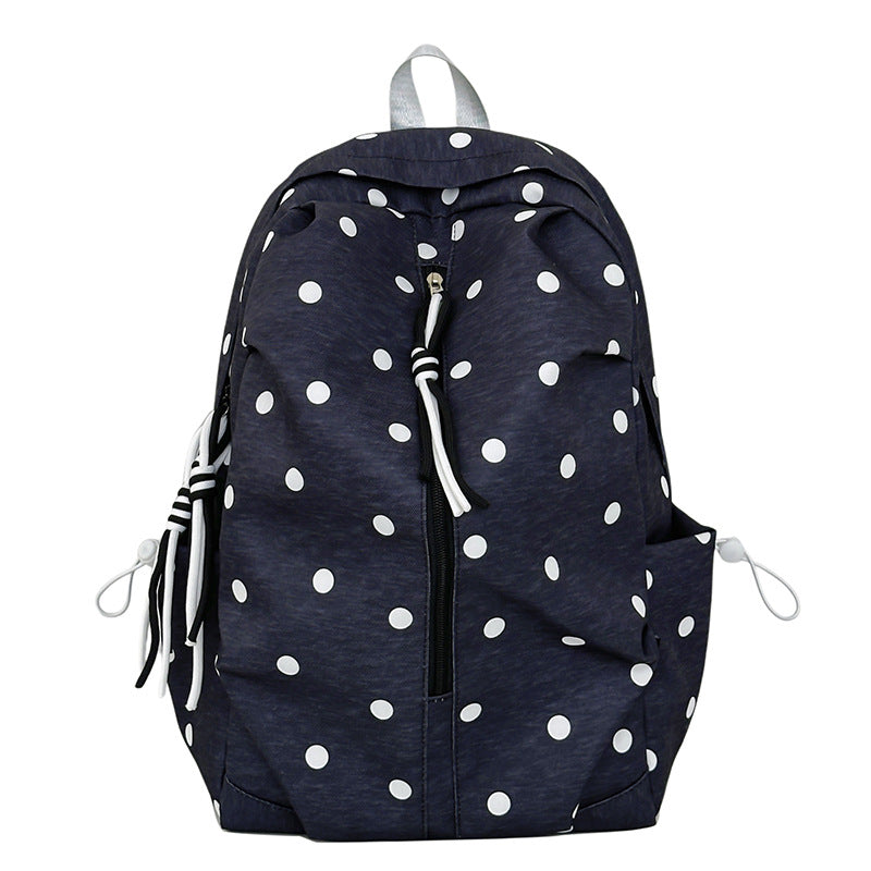 Polka Dot Muster Freizeit Rucksack Brehn