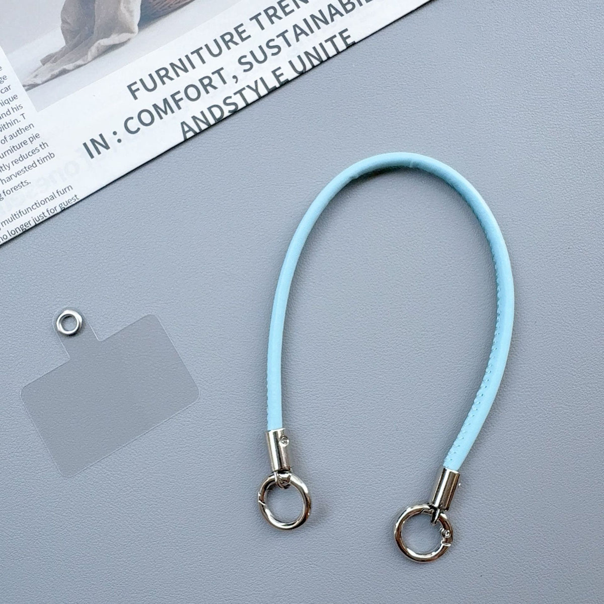 Premium langlebiger Schlüsselband mit Metallclips Brehn