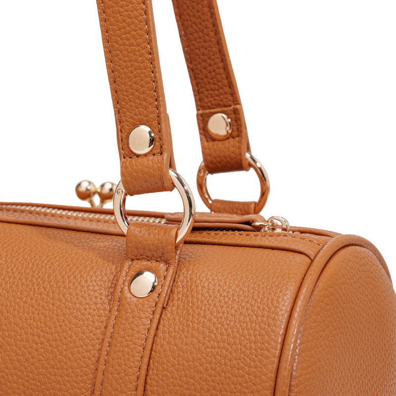 Modische Leder-Handtasche Brehn