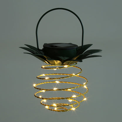 Spiral Pendant LED Hängeleuchte Pflanzgefäß Mit Faux Tropischem Blattaufsatz Brehn