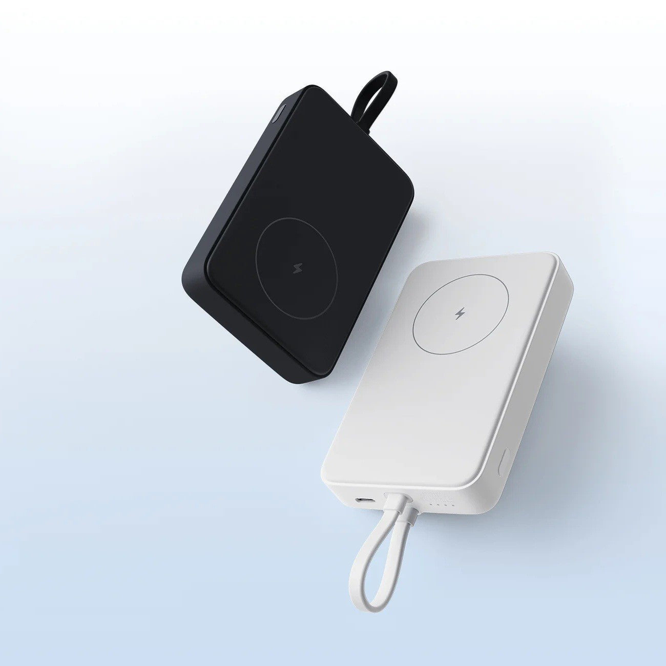 Magnetische drahtlose Powerbank mit magnetischer Ausrichtung und USB-C-Durchgang Brehn