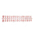 Verspielt Kirsch Design Press-On Nagelset Brehn