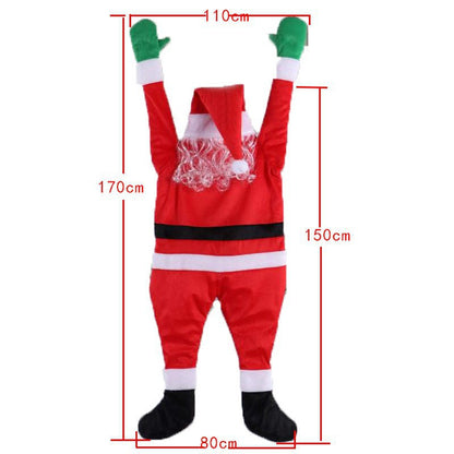 Lustiger Weihnachtsstrumpf mit Grinch-Motiv
