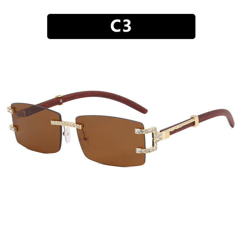 Damen exklusive Sonnenbrille im eleganten Design mit Strass-Akzenten Brehn