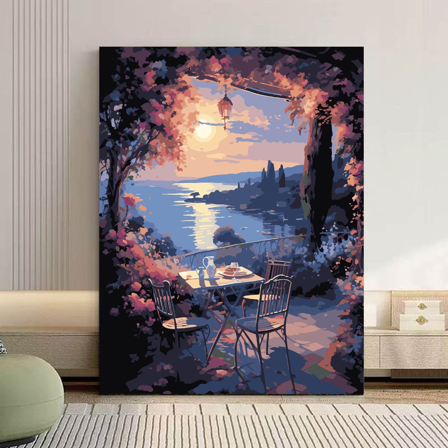 Scenic von Natur inspirierte Leinwandkunst Brehn
