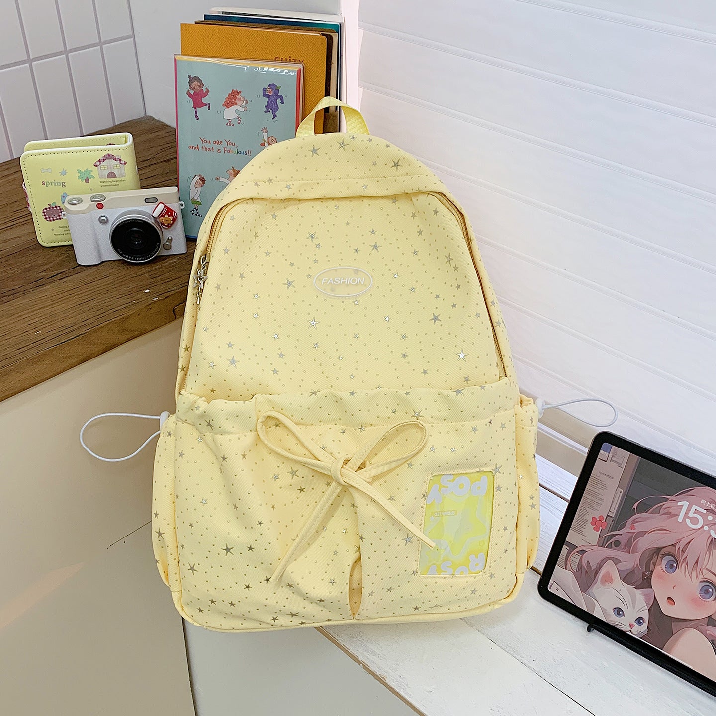 Sternen-Print Freizeit Rucksack Brehn