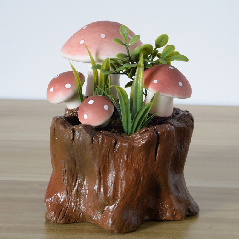 Dekorative Pilzpflanzen-Skulptur