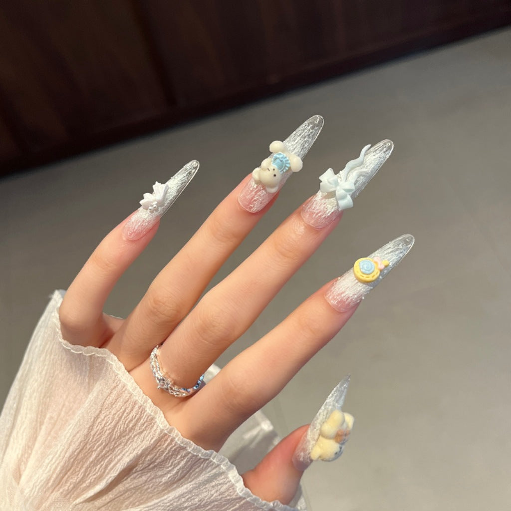 Kreative 3D Cartoon-Themen Druck-Nagelkunst Brehn