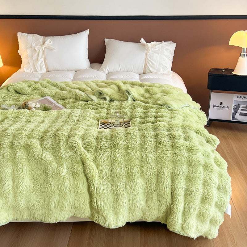 Ultra-weiche strukturierte Fleece-Decke Brehn