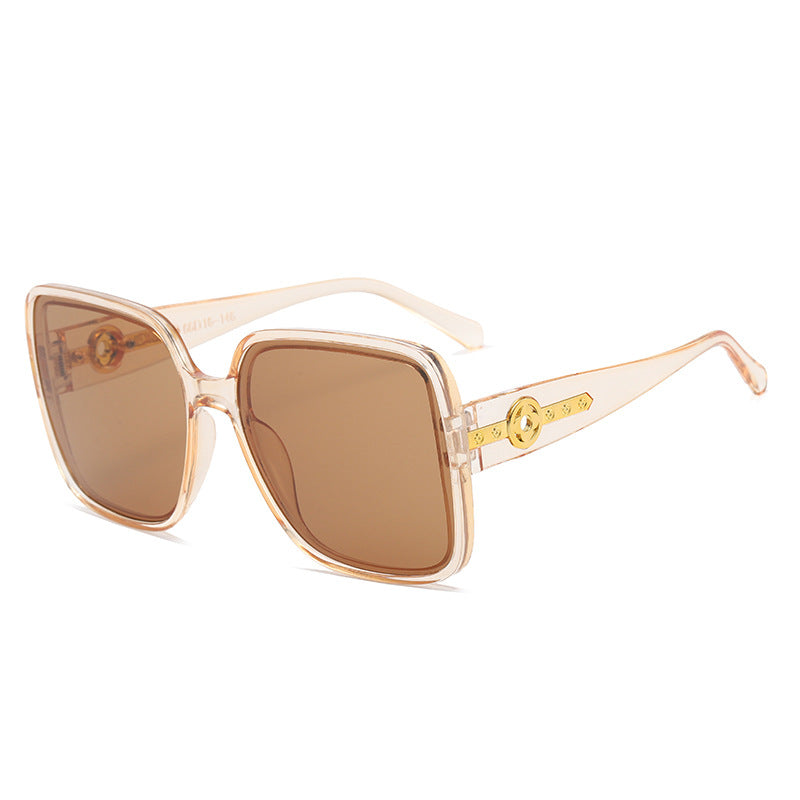 Damen modische quadratische Sonnenbrille mit luxuriösen Details Brehn