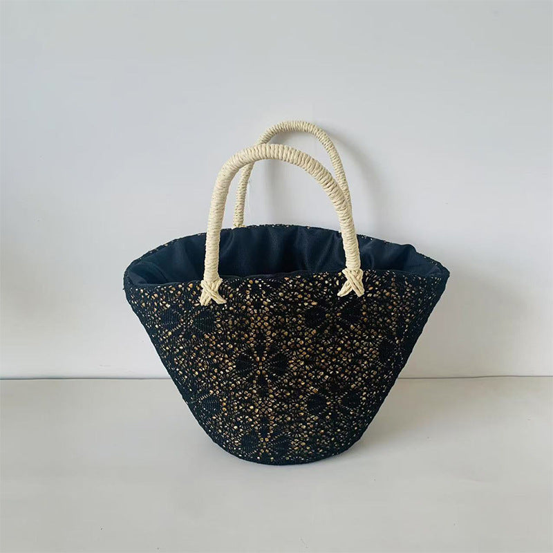 Korbtasche mit Elegantem, Geflochtenem Design Brehn