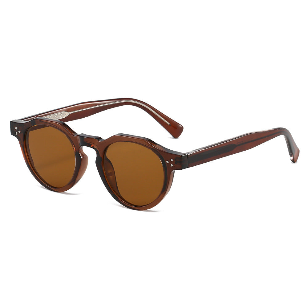 Damen Stilvolle Sonnenbrille im innovativen achteckigen Design Brehn
