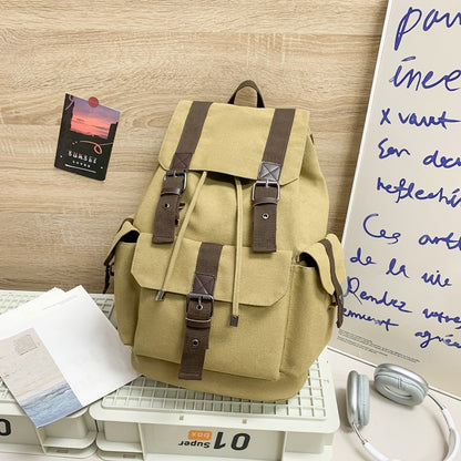 Stilvolle Canvas-Rucksack