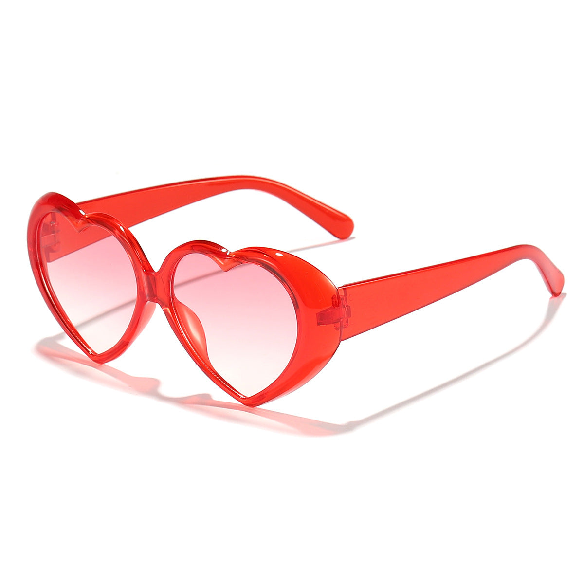 Damen Herzförmige Sonnenbrille mit UV-Schutz und stylischem Rahmen Brehn