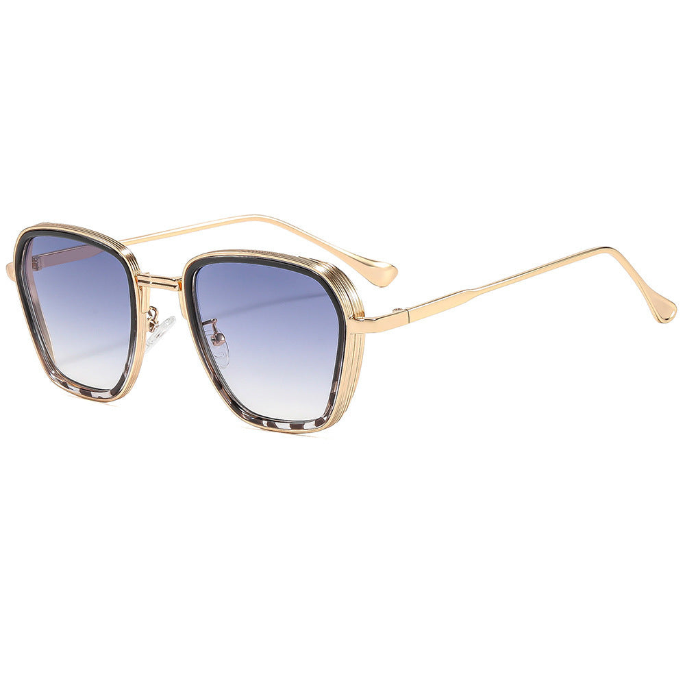 Damen Designer-Sonnenbrille im modernen quadratischen Rahmen Brehn