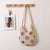 Handgefertigte Gehäkelte Tasche mit Buntem Blumendesign Brehn