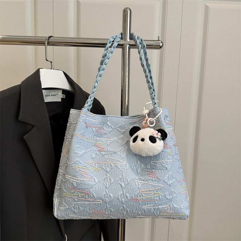 Gepolsterte dekorative Schultertasche Brehn