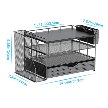 Multifunktionaler Mesh-Schreibtisch-Organizer