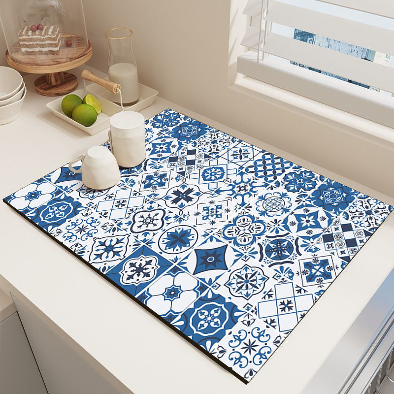 Elegante Mosaikmuster Küchenmatte Brehn