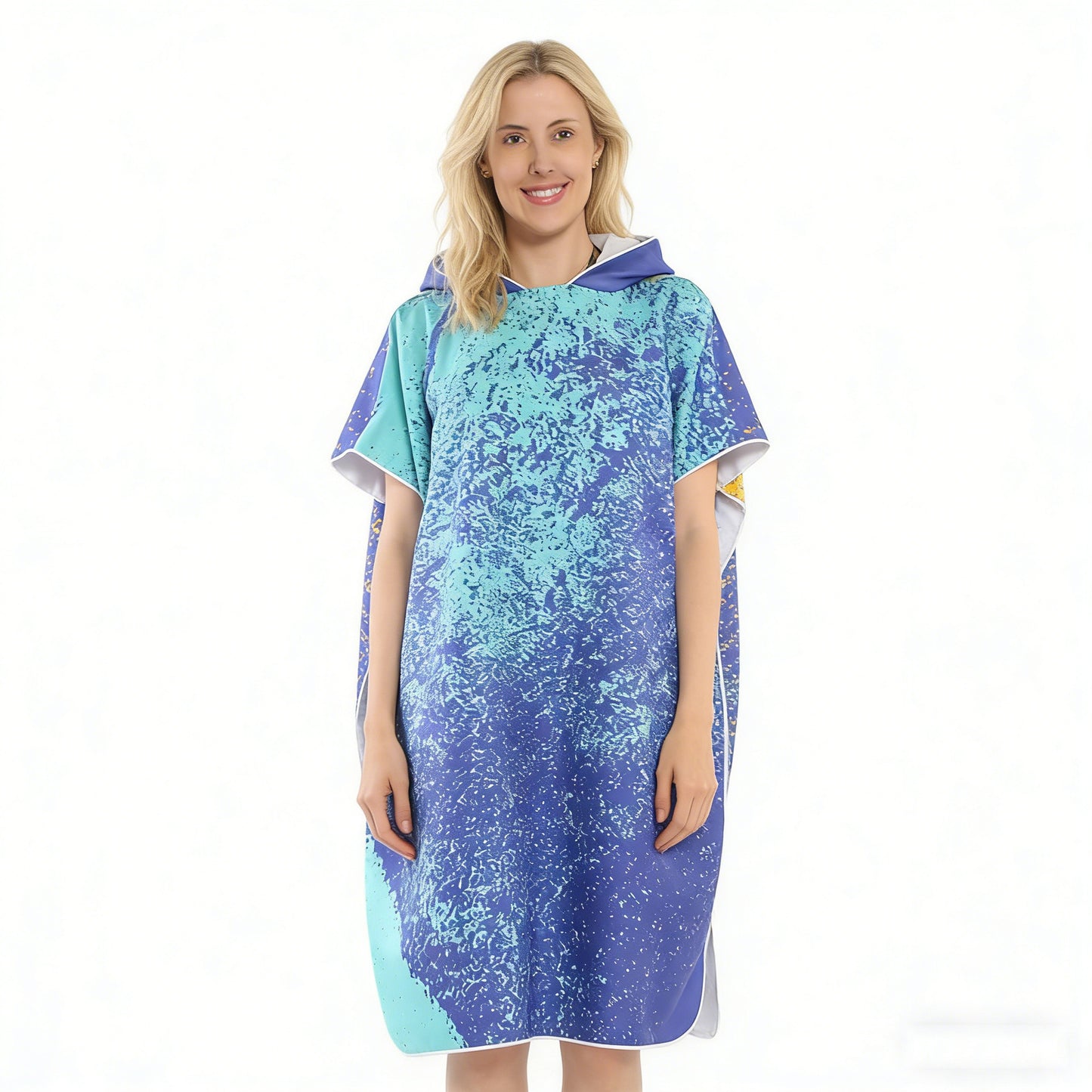 Strandkleid mit tropischem Druck Brehn