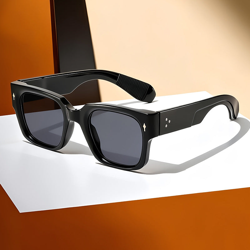 Bold Chunky Vintage Square Sonnenbrille Brehn