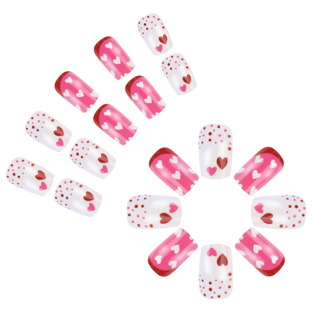 Herzmuster Press-On Nail Art Brehn
