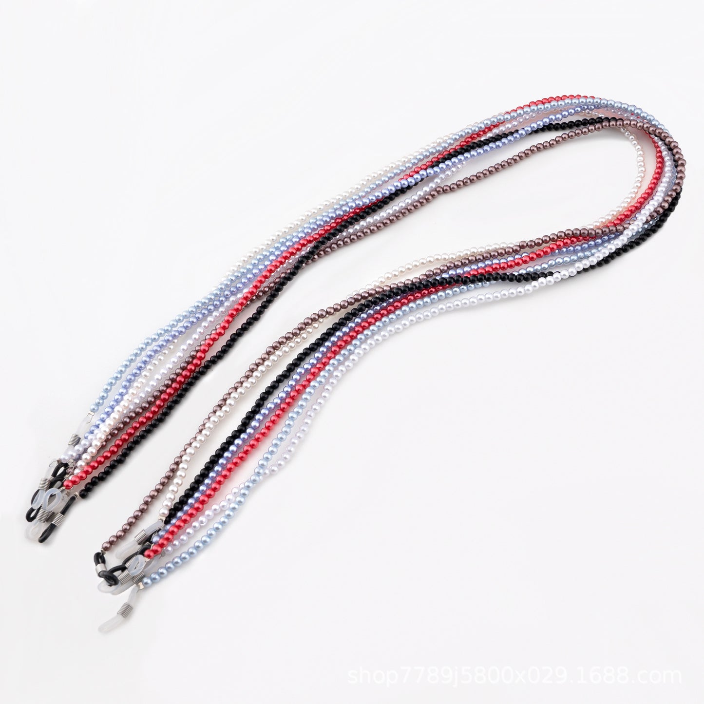 Perlmuttfarbener Brillenhalter Kette Brehn