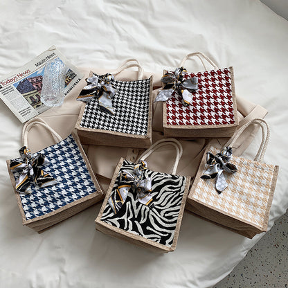 Handgefertigte Woven Tote Bag
