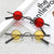 Damen modische runde Brille mit filigranem Metallrahmen Brehn