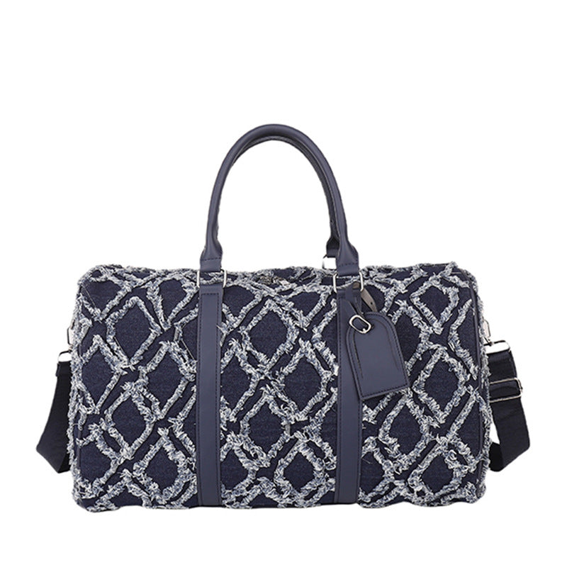 Strukturierter Muster Reise-Duffle-Bag Brehn