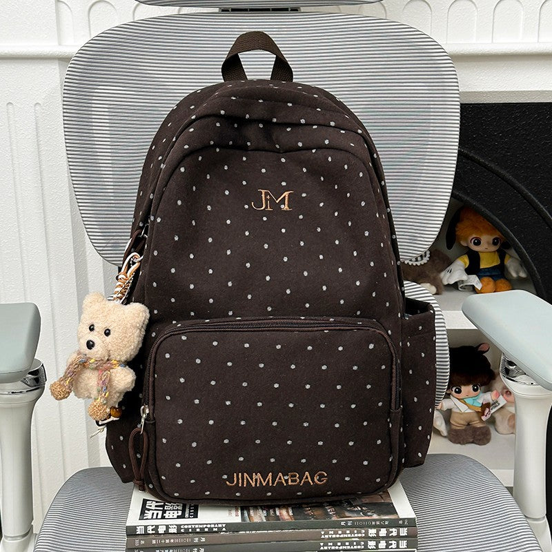 Punktemuster-Rucksack Brehn