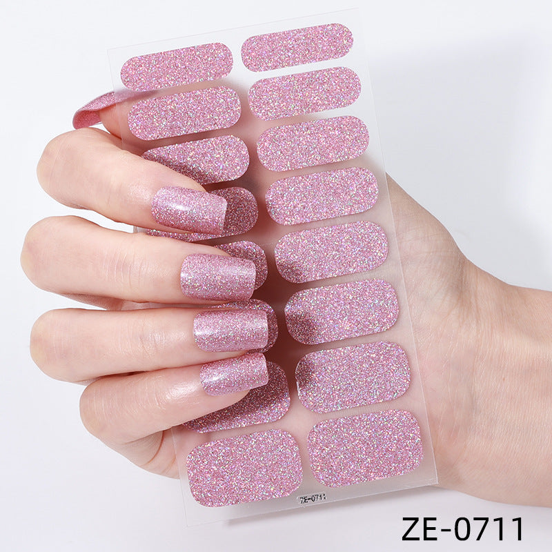 Glitter-Finish-Nagelüberzüge