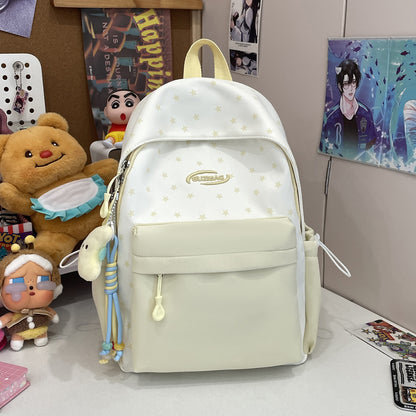 Stylische bedruckte Rucksack mit lustigen Charakterakzenten Brehn