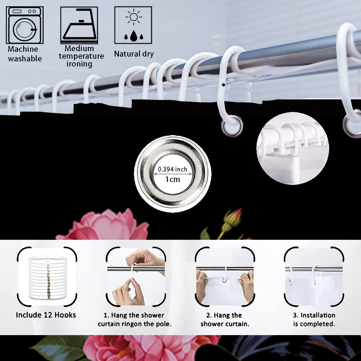 Herbstblätter digitales Badezimmer-Set Brehn