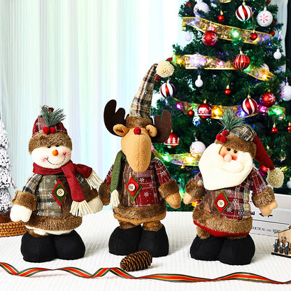Niedliche Weihnachtsdekorationsfigur im Rentier-Look Brehn