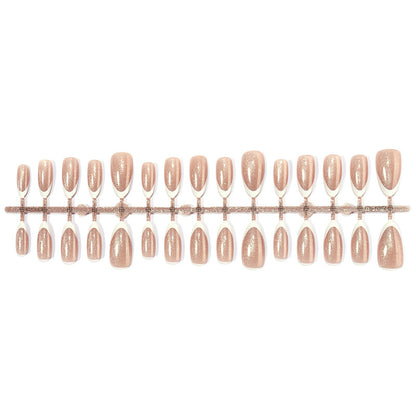 Premium Glitzerndes Press-On Nagelset Brehn